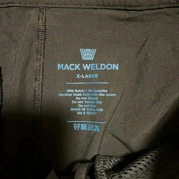 [XL] Mack  Weldon Black Nylon Performance Shorts - Picture 2 of 6